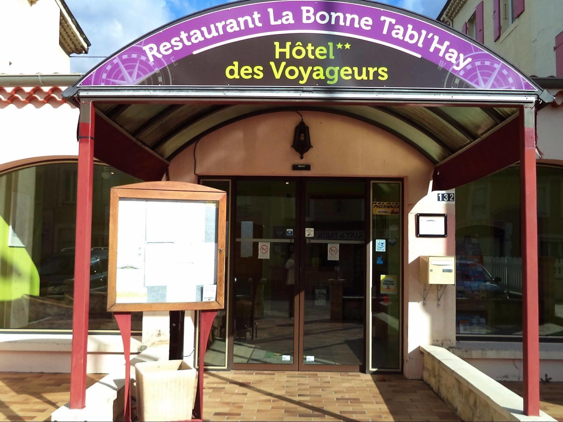 Logis Hotel Des Voyageurs Restaurant La Bonne Tabl'Hay Livron-sur-Drôme Exteriér fotografie
